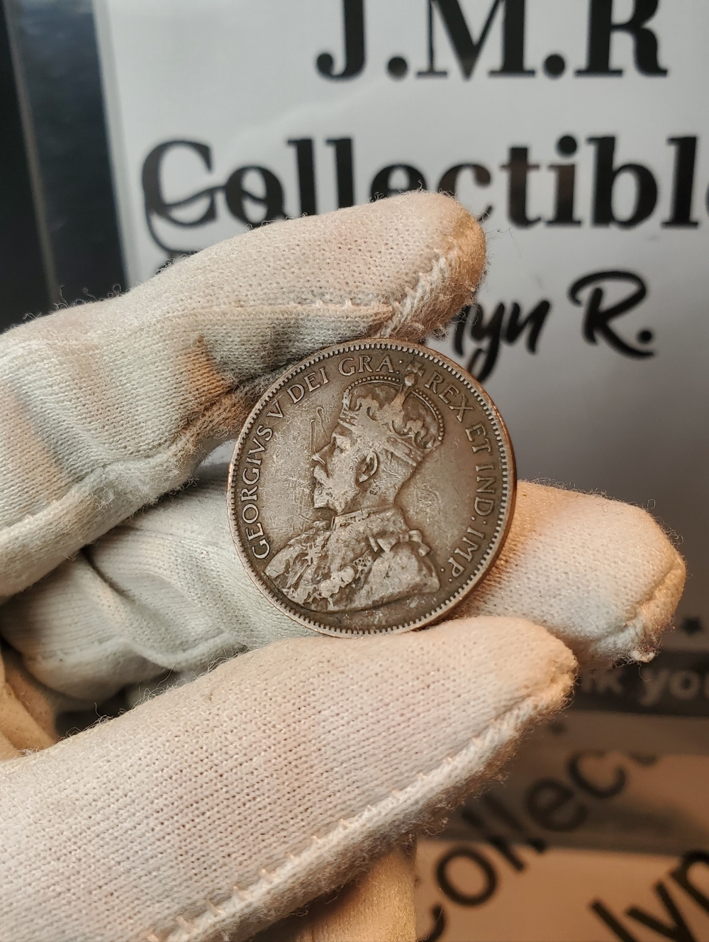 1918 Canada Cent Edward VII Large Cent KM# 21